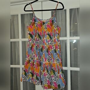 THML Multicolor Abstract Dress